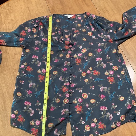 Lucky Brand floral blouse size small EUC - Picture 7 of 7